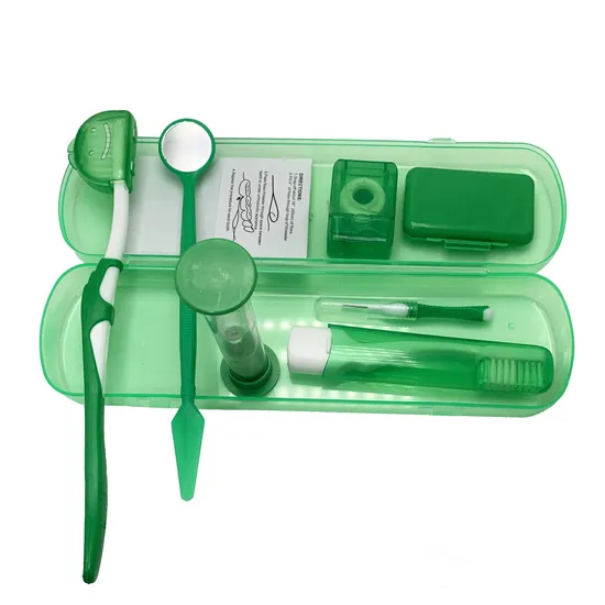 Water Bottle Package Travel Dental Orthodontic Toothbrush Kit Oral Teeth Cleaning Kit