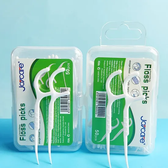 Neues Design, verpackt in Einweg-Zahnseide aus Kunststoff